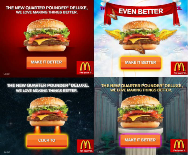 MCDONALDS online marketing