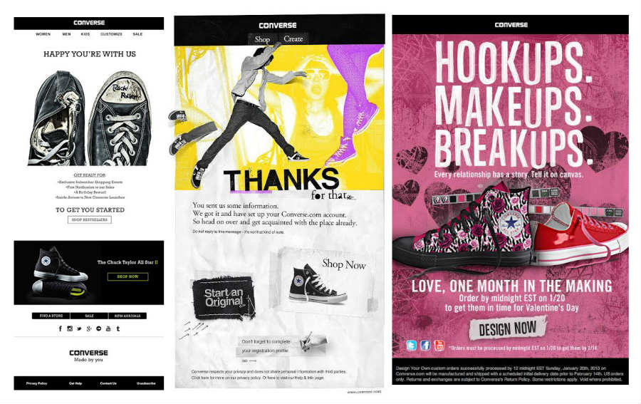 converse email marketing