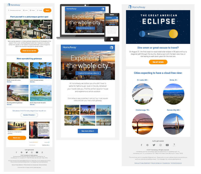 homeaway email marketing