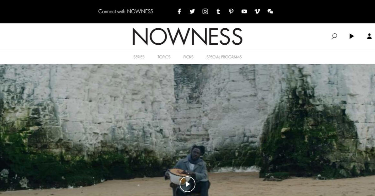 nowness homepage