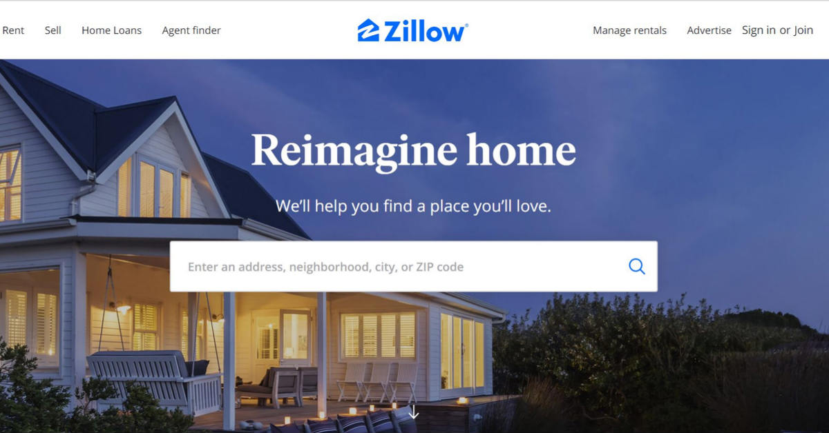 zillow homepage