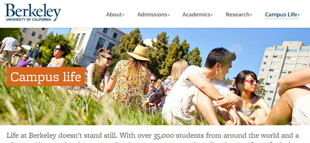 University_of_California_Berkley website