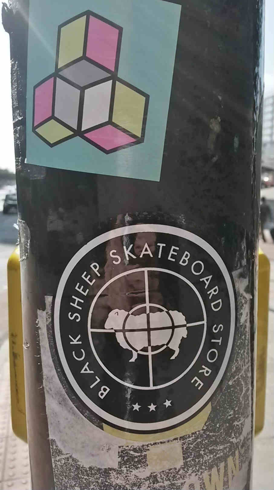 lamp sticker marketing