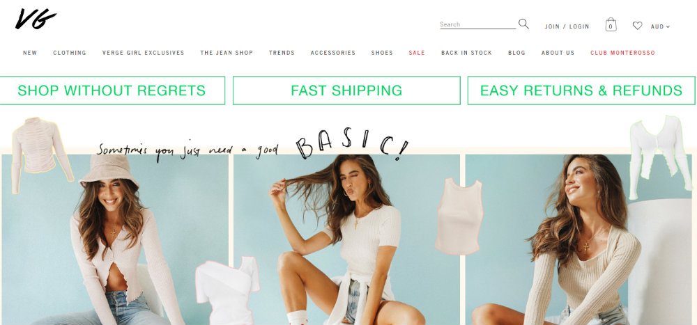 ecommerce site example