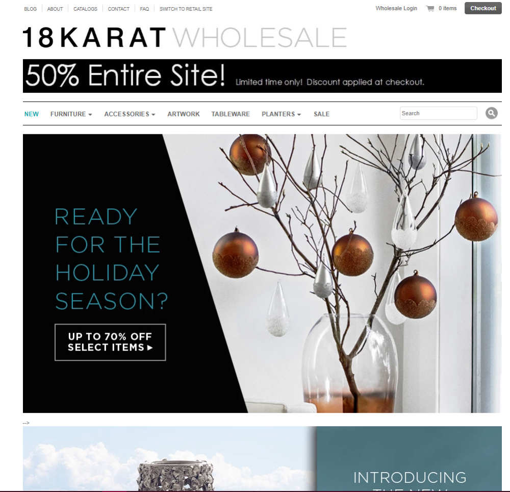 18karat homepage