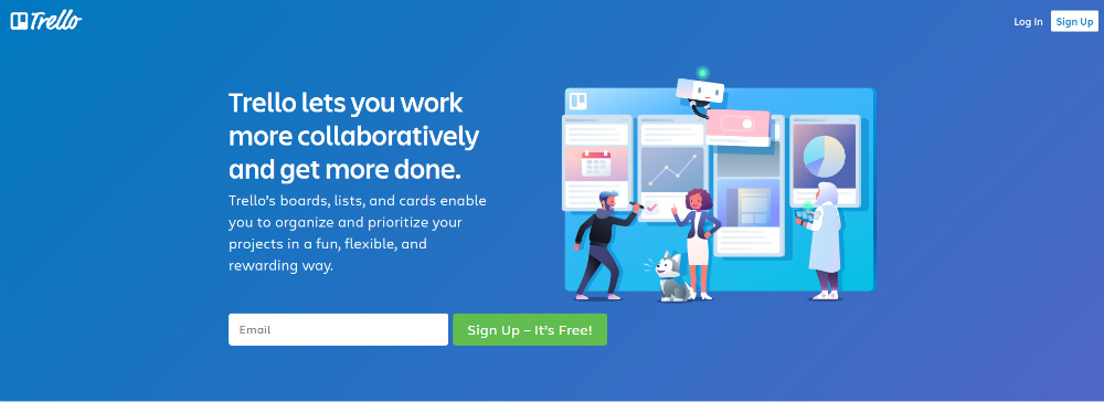 trello web page