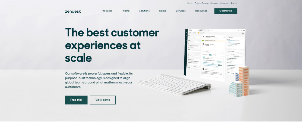 zendesk web page